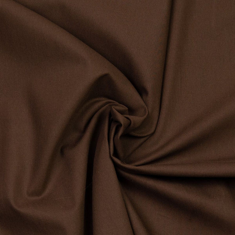 Chocolate Brown Soft Blend Cotton